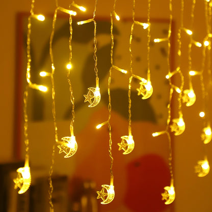 LED Curtain Icicle String Light 3M 96LEDs for Window and Party Decor view 9