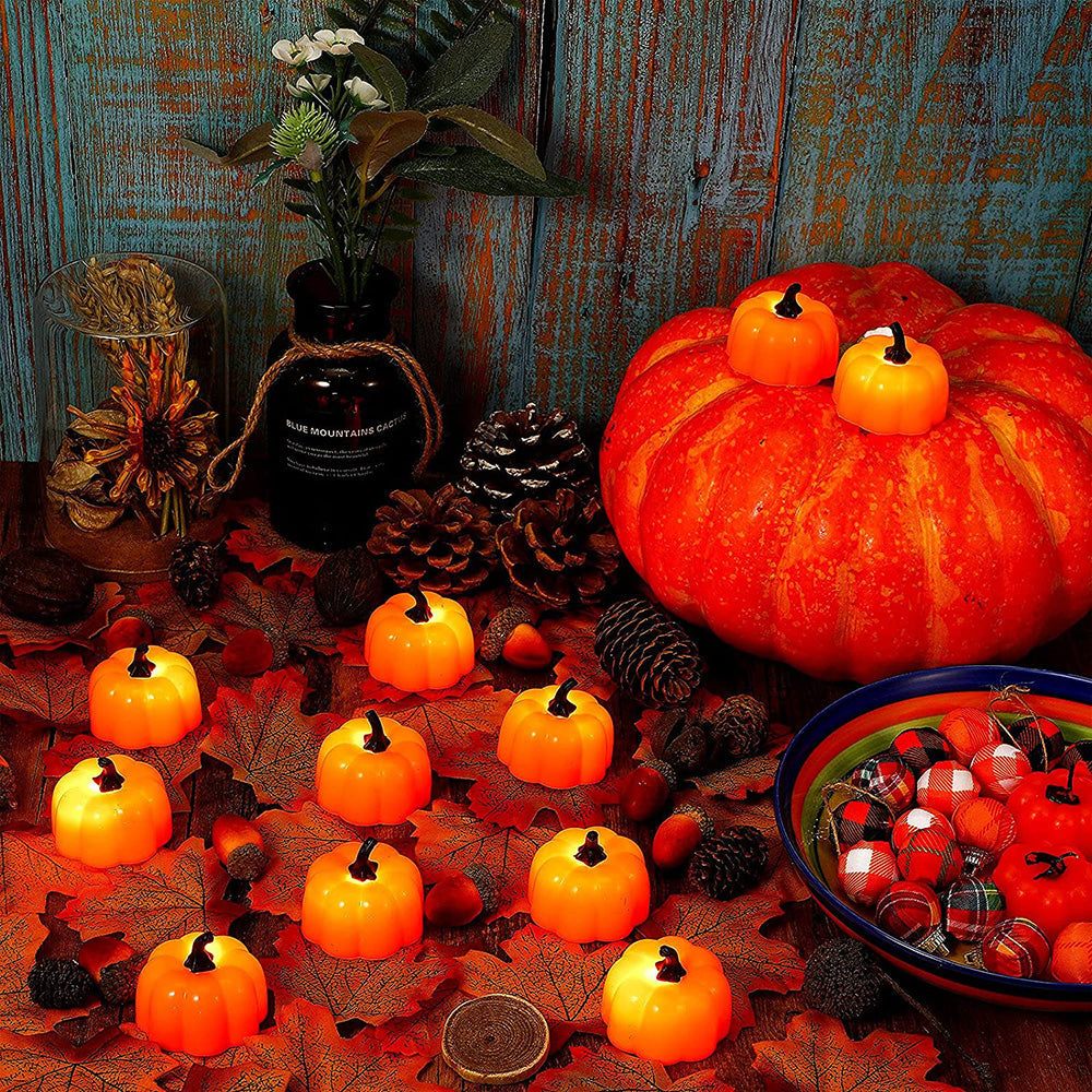 LED Pumpkin Lights Jack O Lantern for Halloween Home and Porch Decor view 8