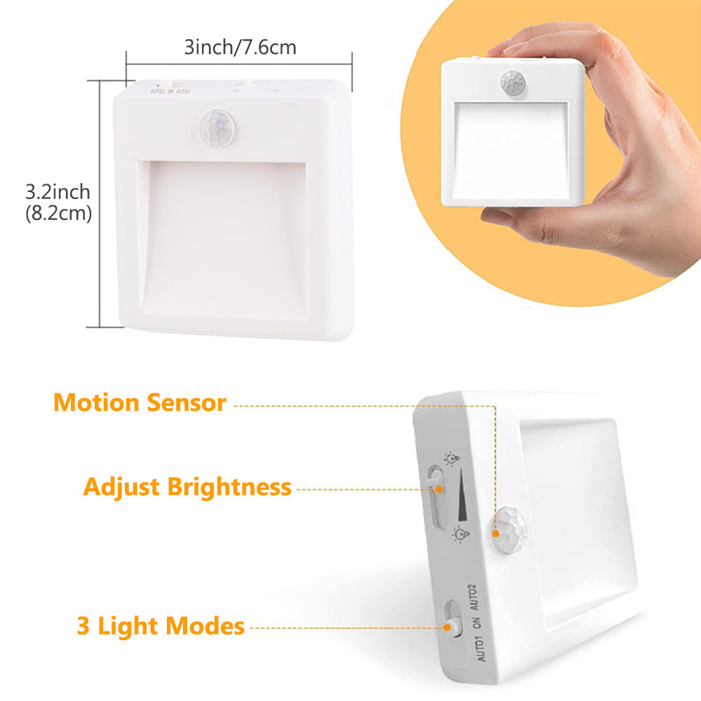 Plug in LED Motion Sensor Night Lights Lamp for Bedroom and Hallway view 8