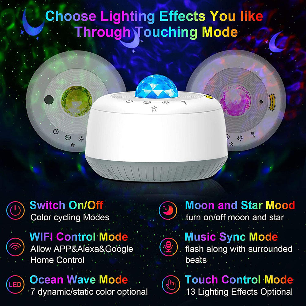 LED Star Galaxy Projector Light for Bedroom Ceiling and Room Decor view 8