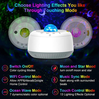 LED Star Galaxy Projector Light for Bedroom Ceiling and Room Decor view 8