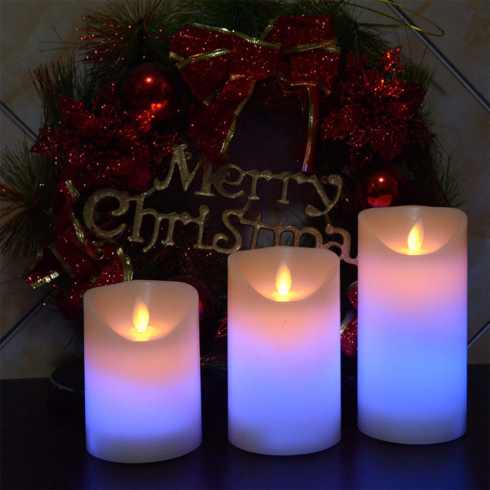 Flameless LED Candles Light for Home Table Mantel and Party Decor view 8