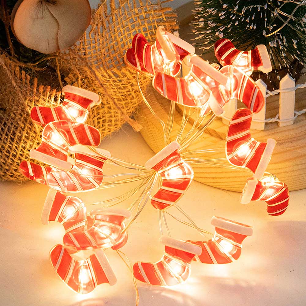 Gold Leaves String Lights 2M 6.5FT 20 LEDs for Bedroom and Party Decor view 8