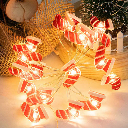 Gold Leaves String Lights 2M 6.5FT 20 LEDs for Bedroom and Party Decor view 8