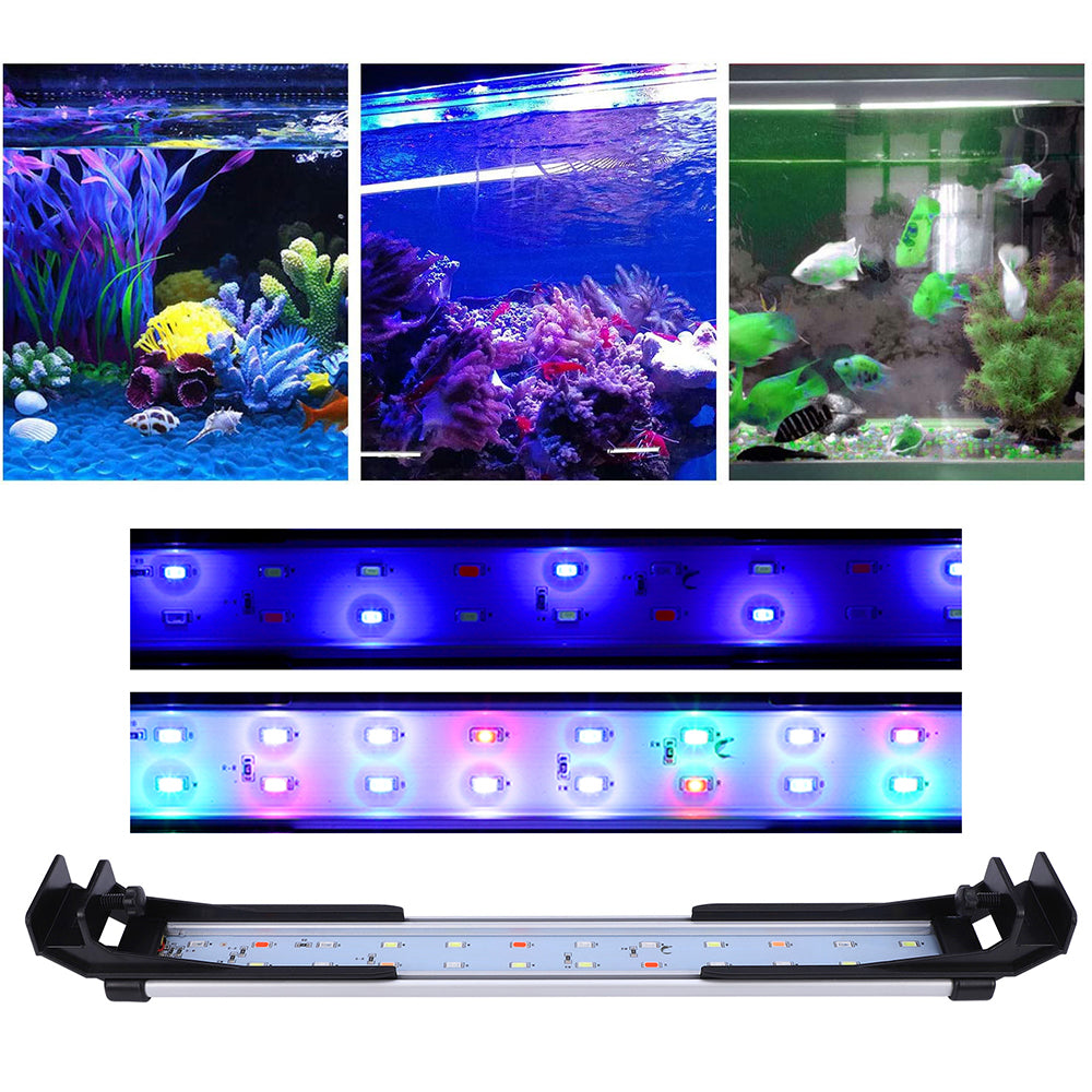 Double Row LED Fish Tank Plant Light with Adjustable Color Timer view 5