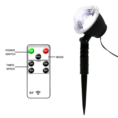 Waterproof Projector Lights with RF Remote Control Moving Patterns view 6