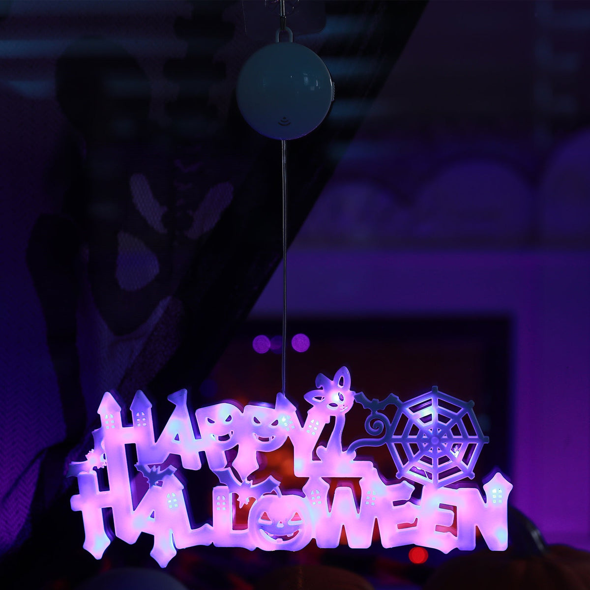 Halloween Light up Window Decoration for Holiday Home and Party Decor view 8