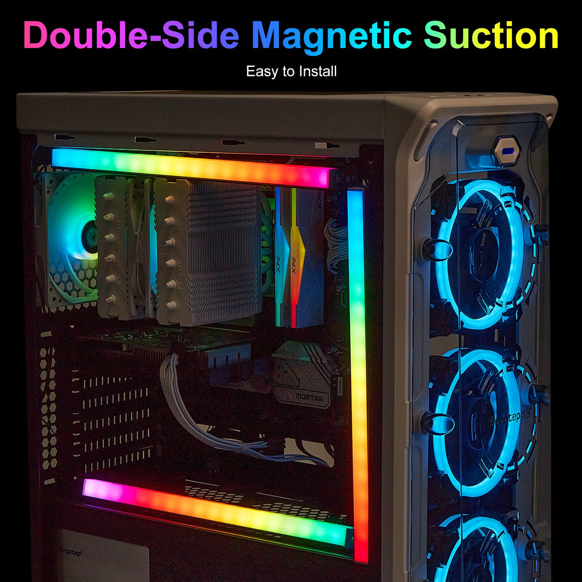 ARGB LED Strip for PC with 5V 3 pin for Gaming PC Case Lighting view 8