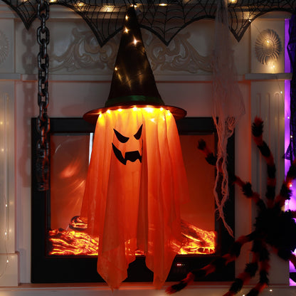 Halloween Decorations Outdoor Lighted Witch Hats for Holiday Decor view 8