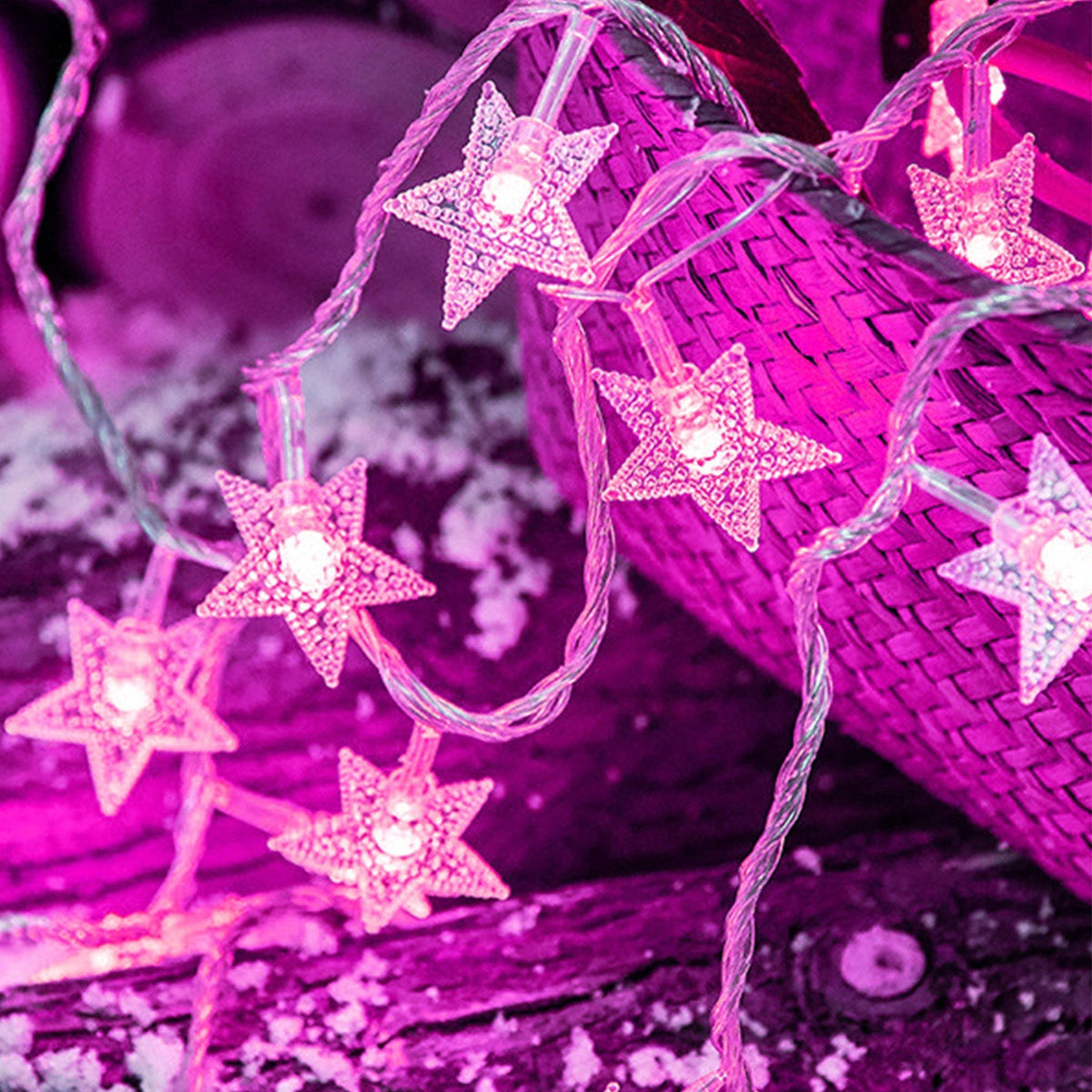 LED Star String Lights 6M to 25LEDs for Bedroom and Party Decor view 8