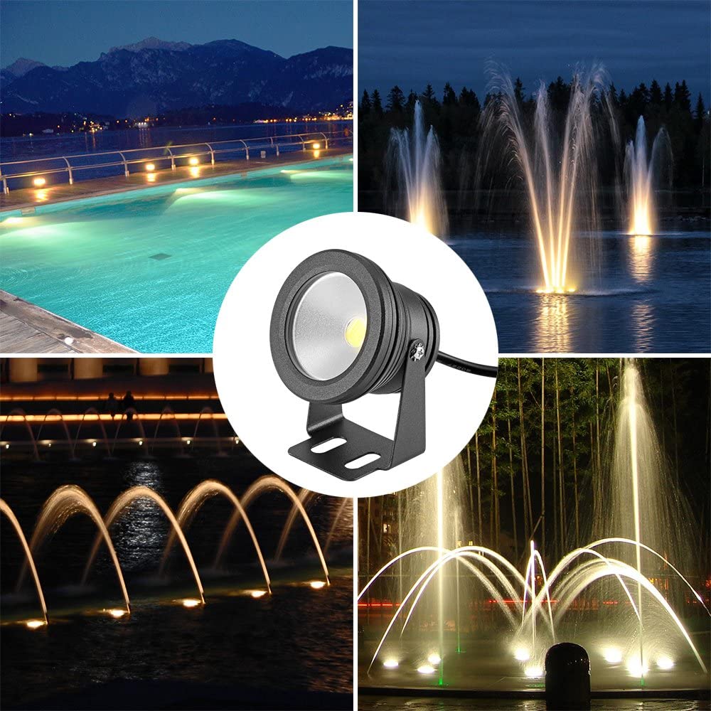 10W 12V Waterproof LED Underwater Flood Light for Garden and Patio view 8