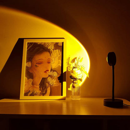 Sunset Projection Light 4 in 1 Lamp for Bedroom Ceiling and Room Decor view 4
