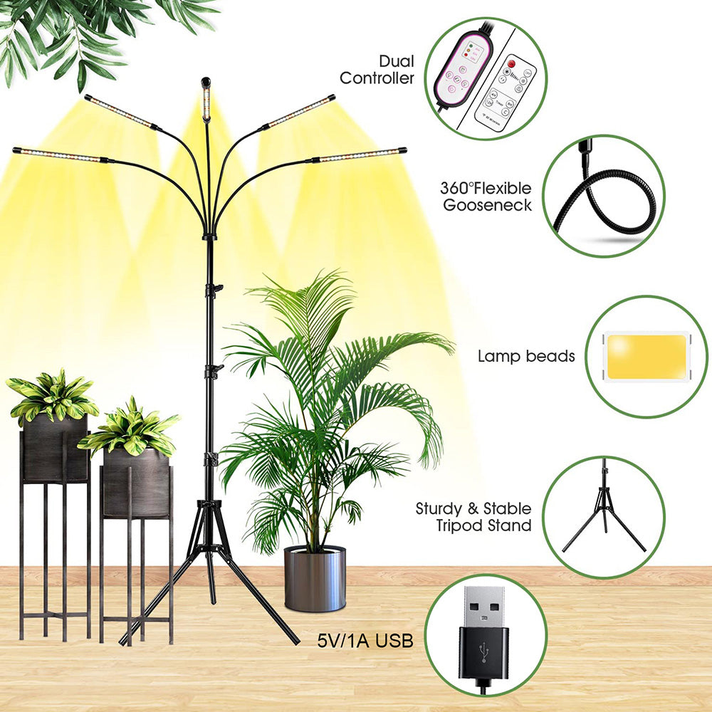 Waterproof LED Plant Grow Lights Full Spectrum for Seedlings view 8