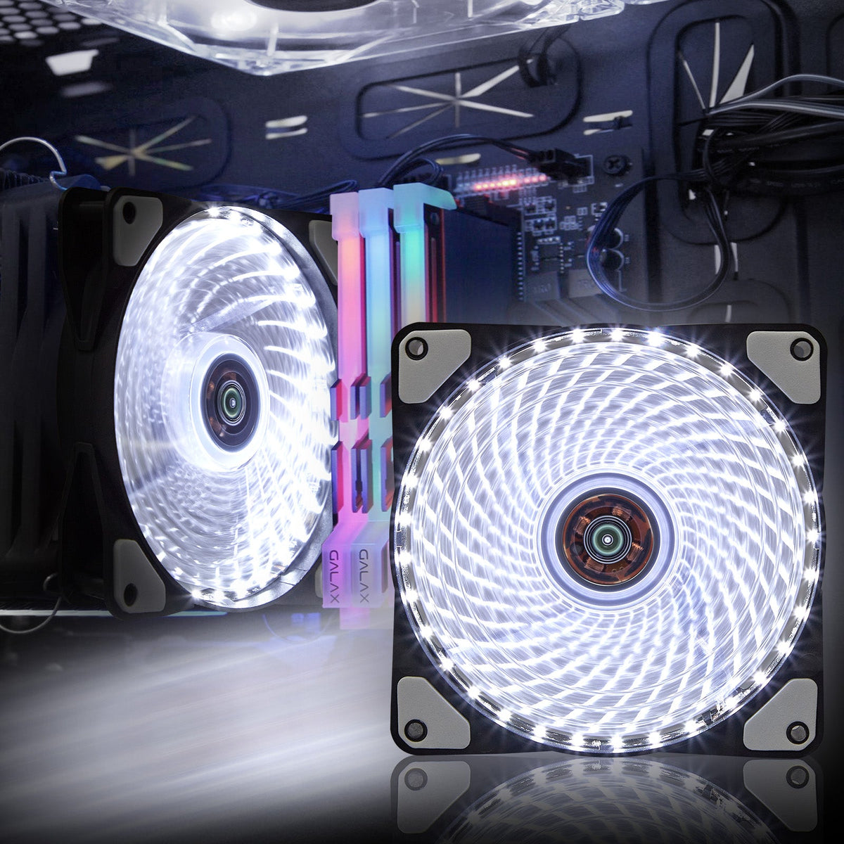 LED Computer Cooling Fan for Gaming PC Case Cooling and Lighting view 8