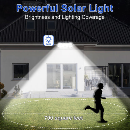 Outdoor LED Solar Motion Sensor Wall Lights for Garden Yard and Patio view 8