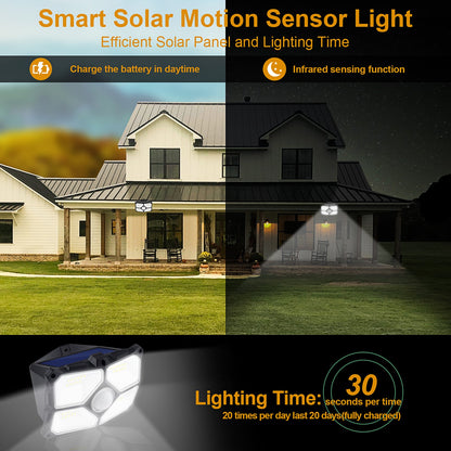 Solar Outdoor 40 LED Wireless Motion Sensor Lights for Garden Yard view 8