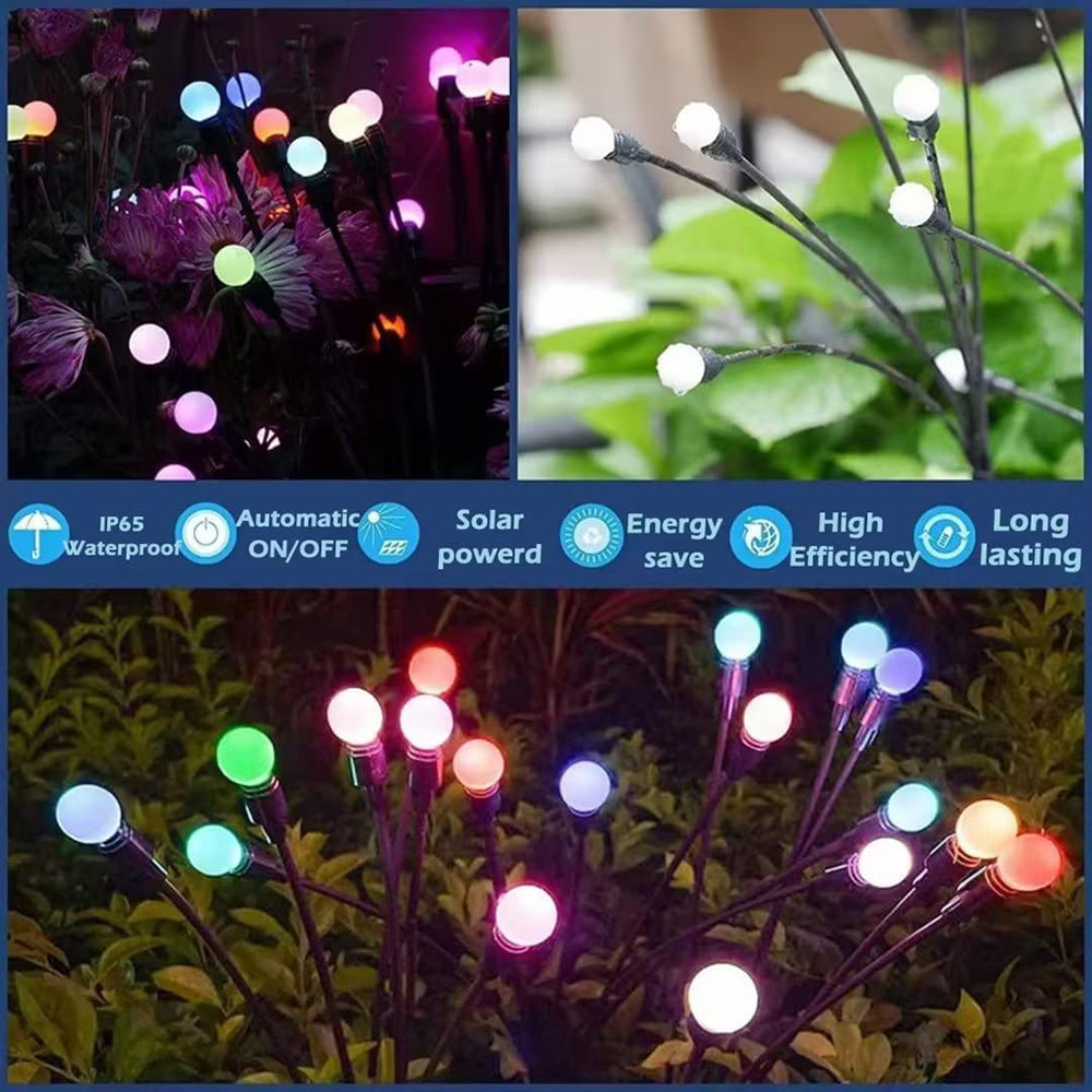 Solar Powered Firefly Lights for Garden Yard and Patio Decor view 8