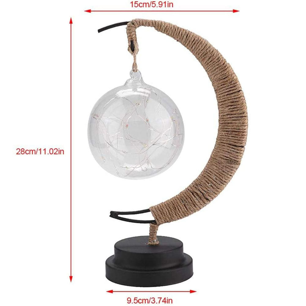 Glass Ball LED Night Light Lamp for Bedroom Hallway and Bathroom view 13