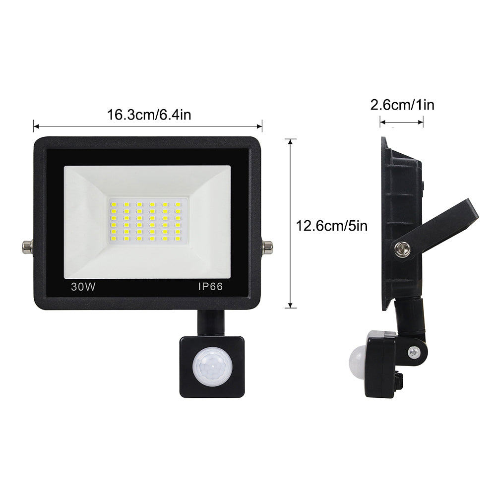 Outdoor PIR LED Motion Sensor Security Lights for Porch and Garage view 9