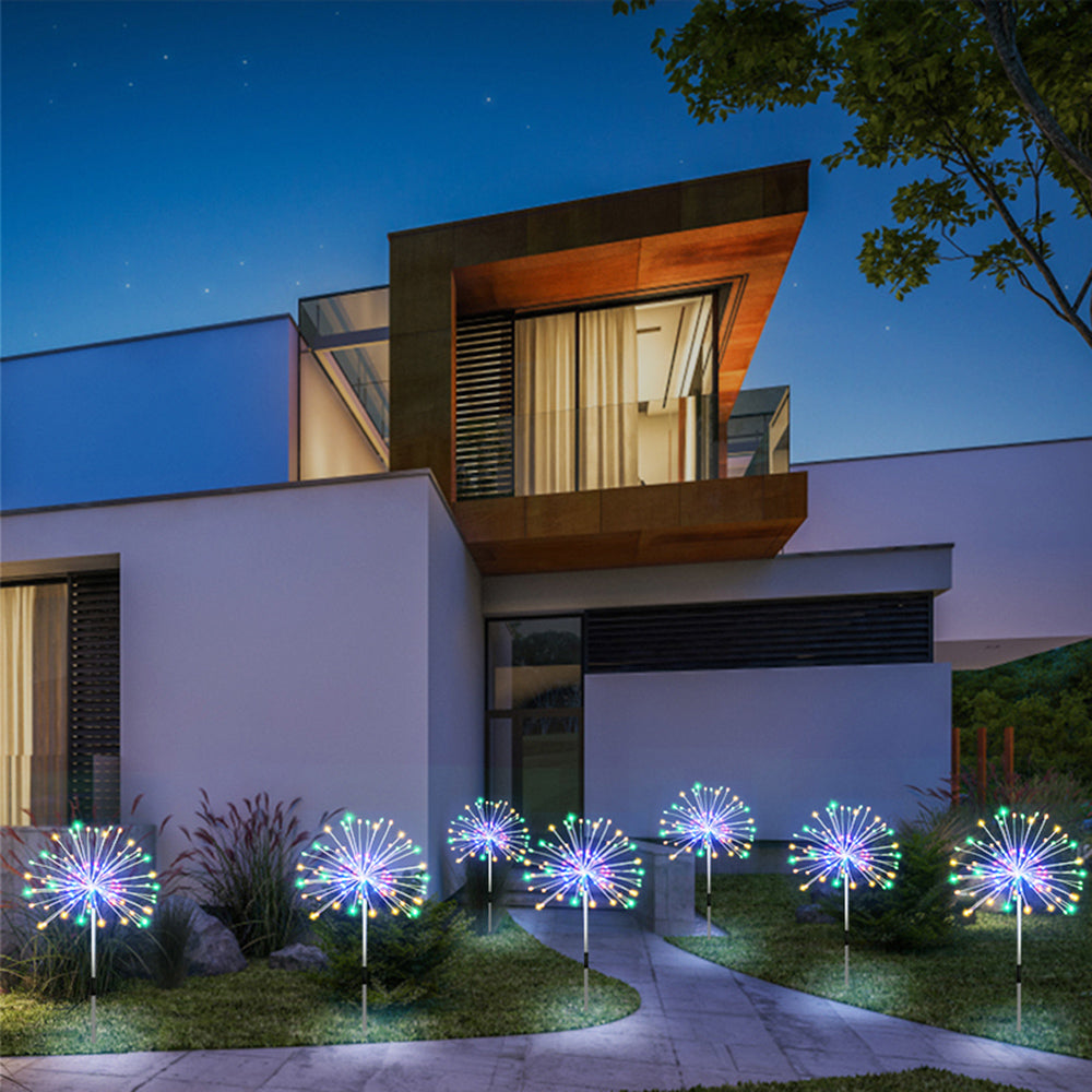 LED DIY Firework Solar Lights for Garden Yard and Patio Decor view 7