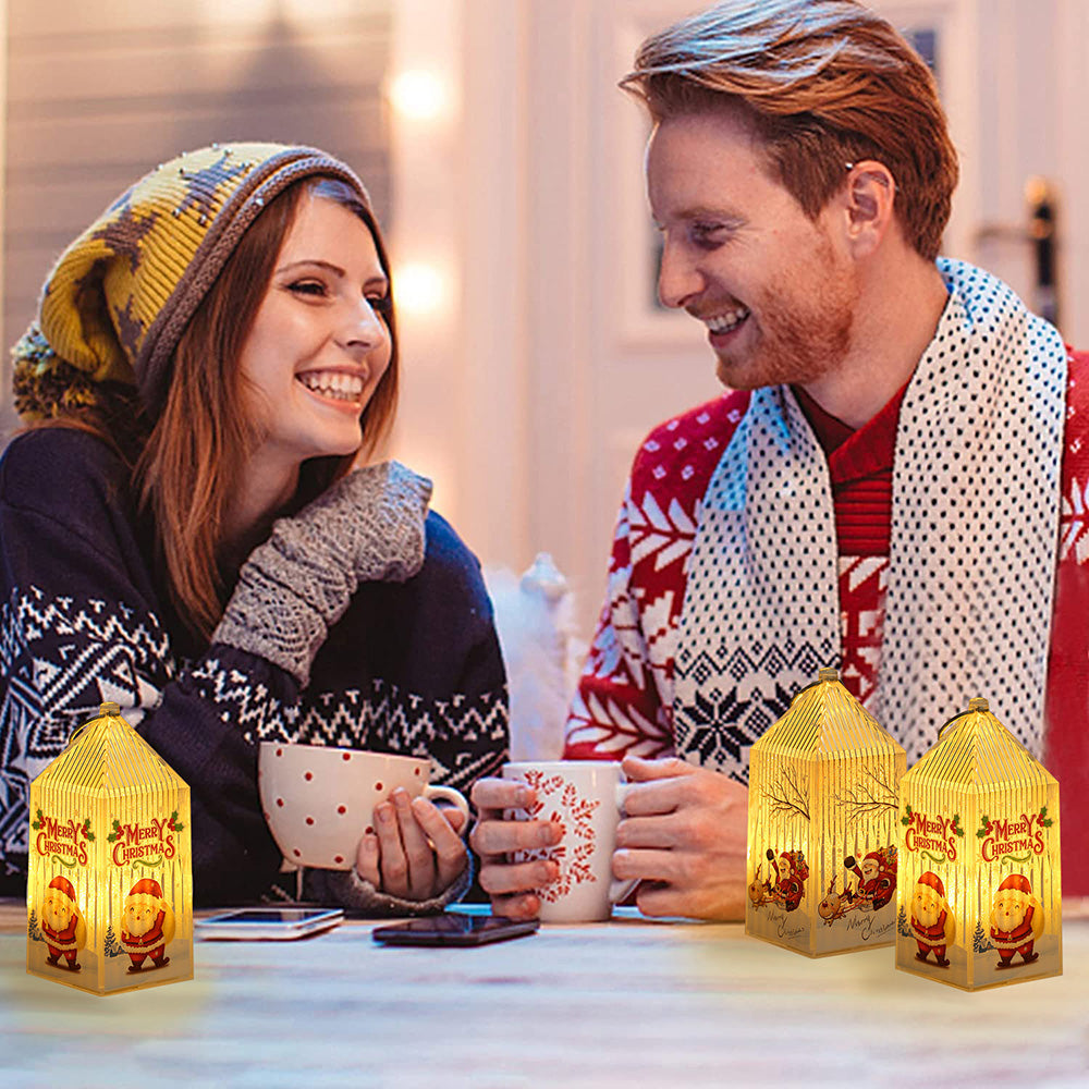 Christmas Portable Mini Hanging Lanterns for Home and Garden Decor view 7