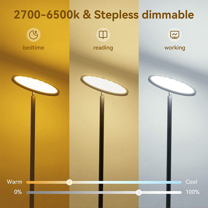 Smart Floor Lamp 2000 lm Ultra Bright Dimmable for Living Room view 8