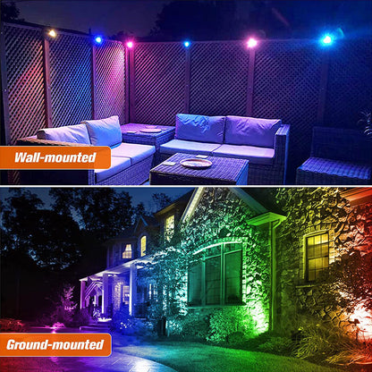 LED Landscape Lighting 6W 12V RGB for Garden Yard and Patio Paths view 9