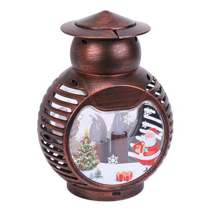 Christmas Snow Globe Lantern for Home Garden and Patio Decor view 8
