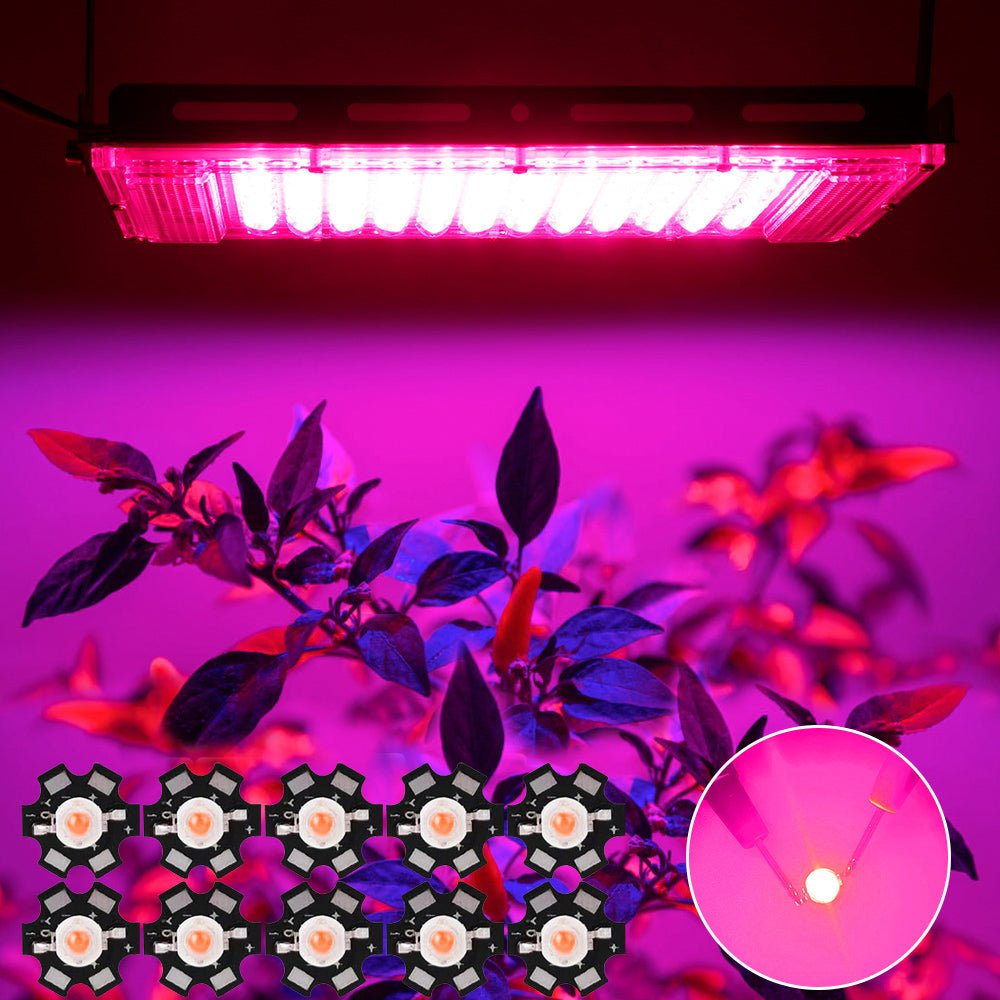 High Power Full Spectrum LED Chip Bulb COB Light Beads 1W 3W view 9