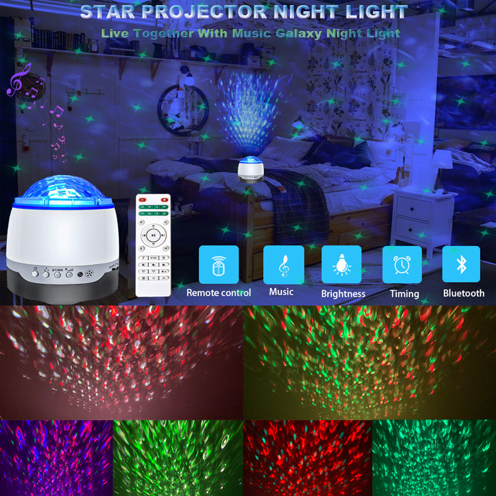 LED Galaxy Star Projector Night Light Lamp for Bedroom Ceiling view 8