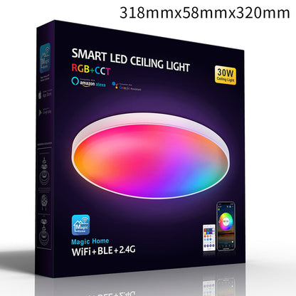 LED WiFi Smart Ceiling Light Flush Mount Fixture for Bedroom view 6