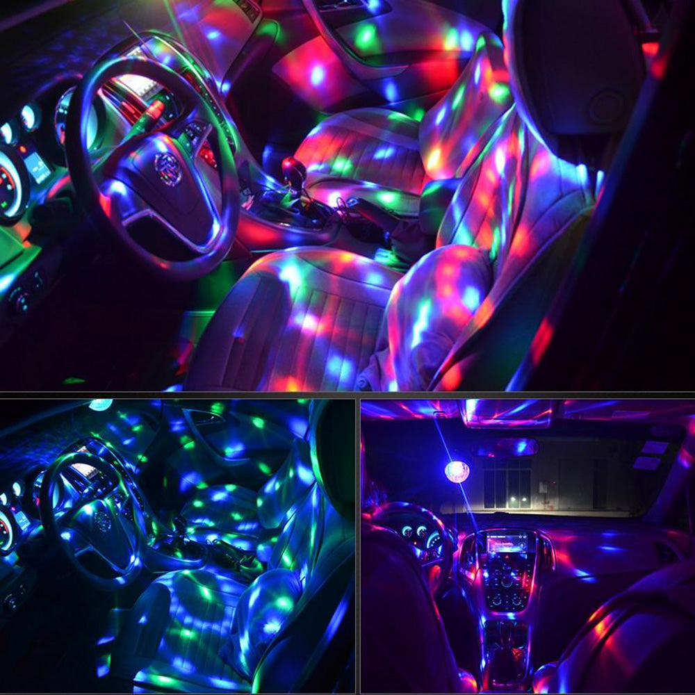 LED Sound Activated Disco Party Lights for Home Parties and Events view 5