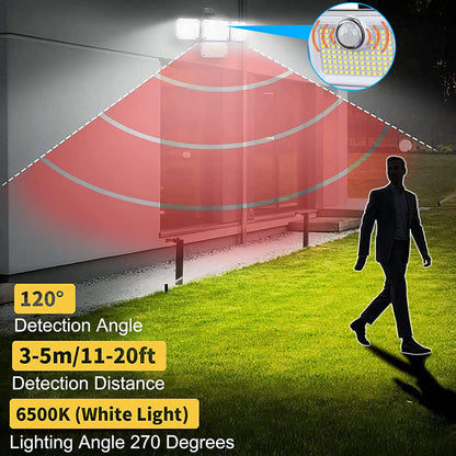 Waterproof Motion Sensor Solar Outdoor Lights for Garden and Patio view 8