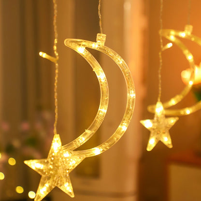 Waterproof LED Curtain Icicle String Light 3M 120LEDs for Window Decor view 7