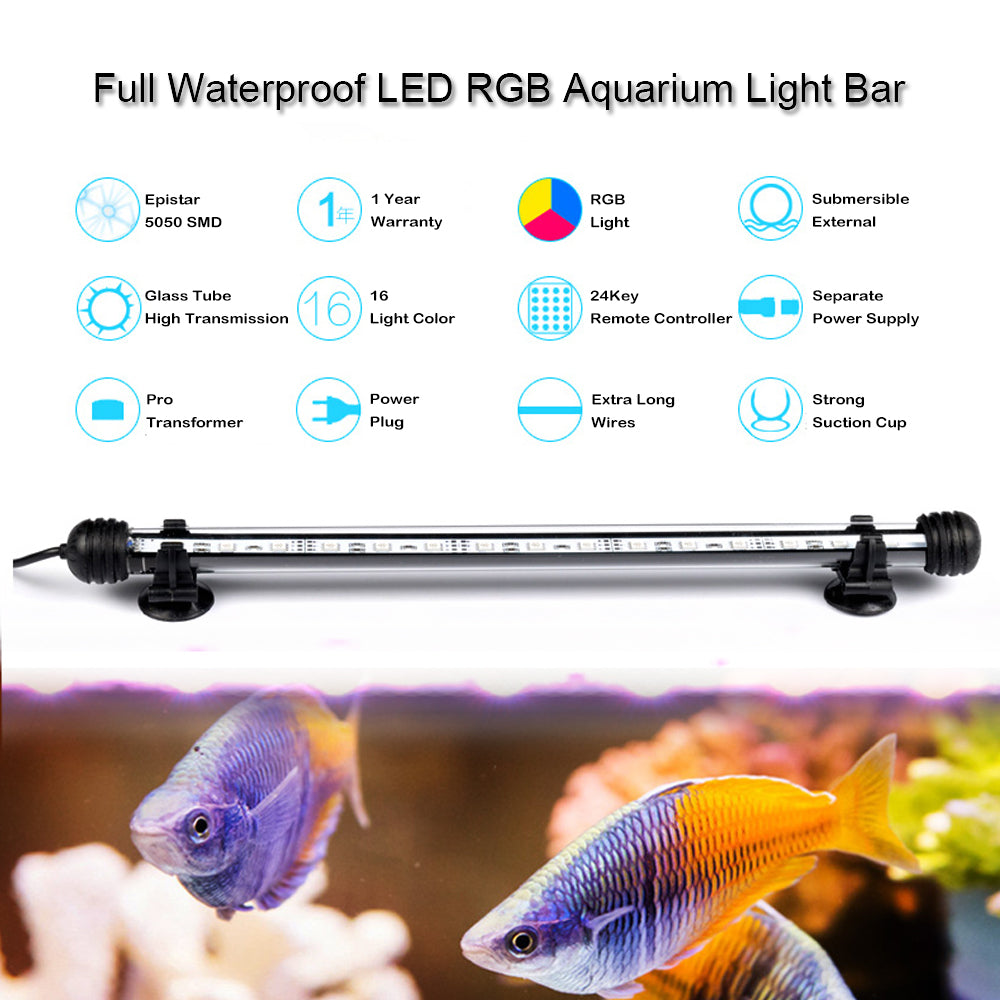 Waterproof Air Bubble Lamp LED Aquarium Light for Fish Tank Decor view 8