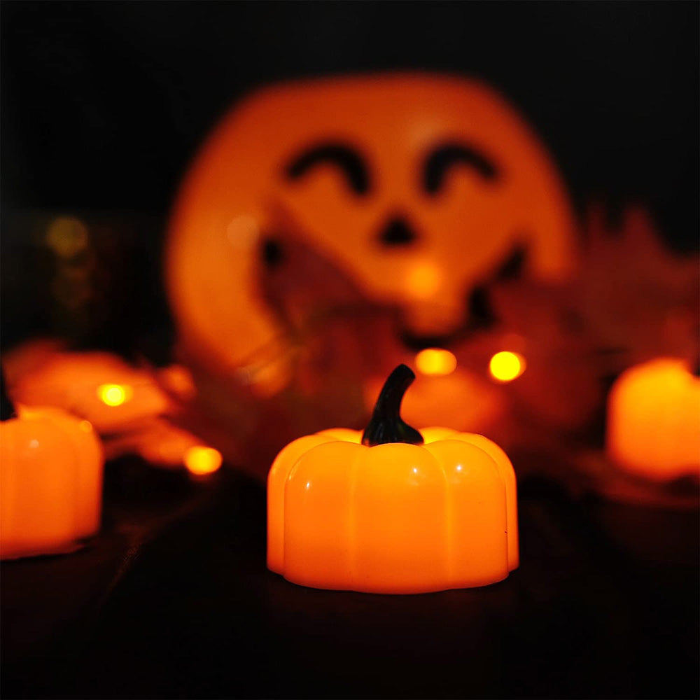 LED Pumpkin Lights Jack O Lantern for Halloween Home and Porch Decor view 9