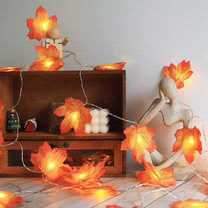 Fall Garland String Lights for Bedroom Party and Wedding Decor view 8