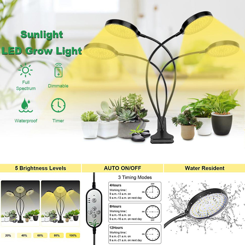 Full Spectrum Sunlight LED Plant Lights for Indoor Plants and Herbs view 9