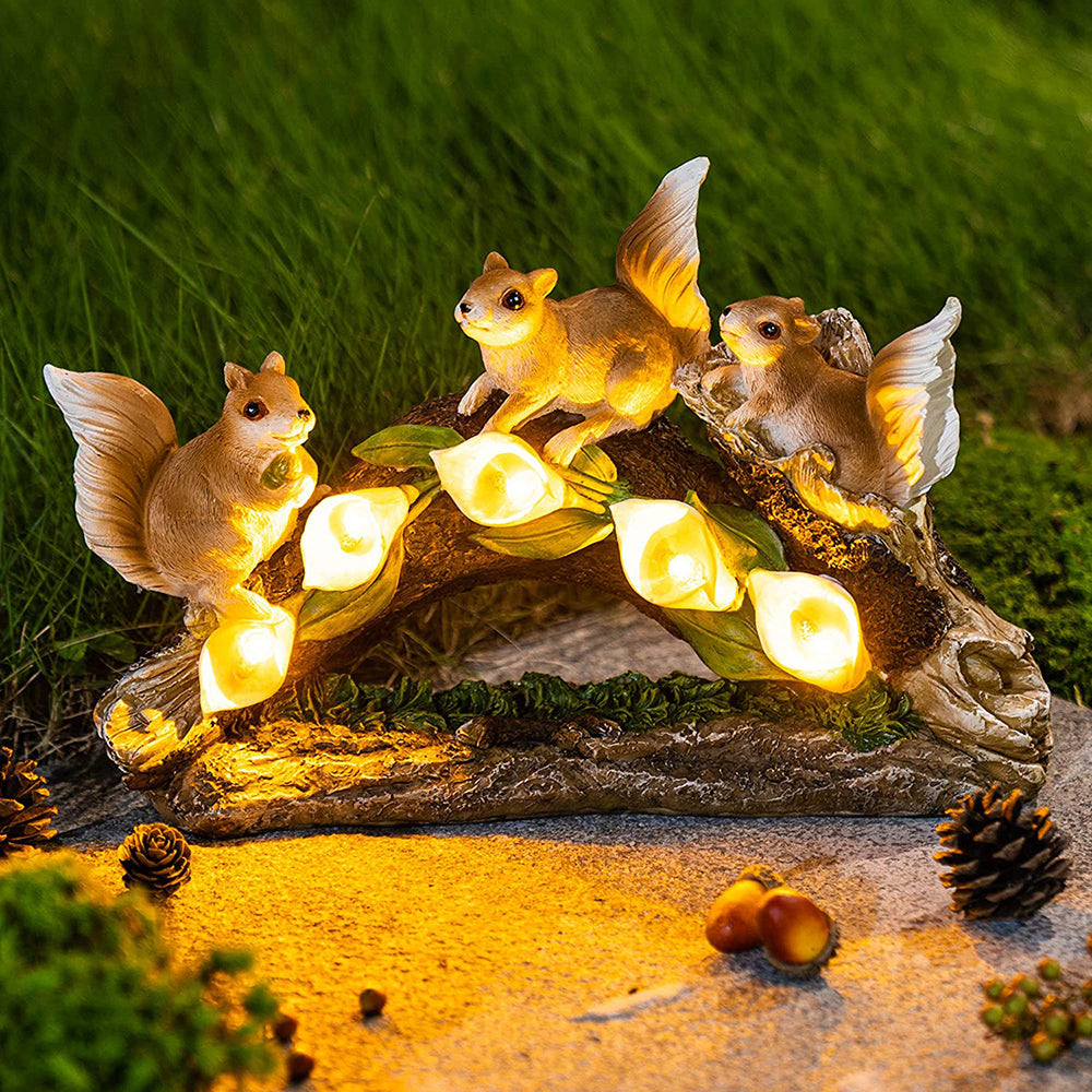 Waterproof Solar Garden Animal and Statue Resin Figurine Lights view 10