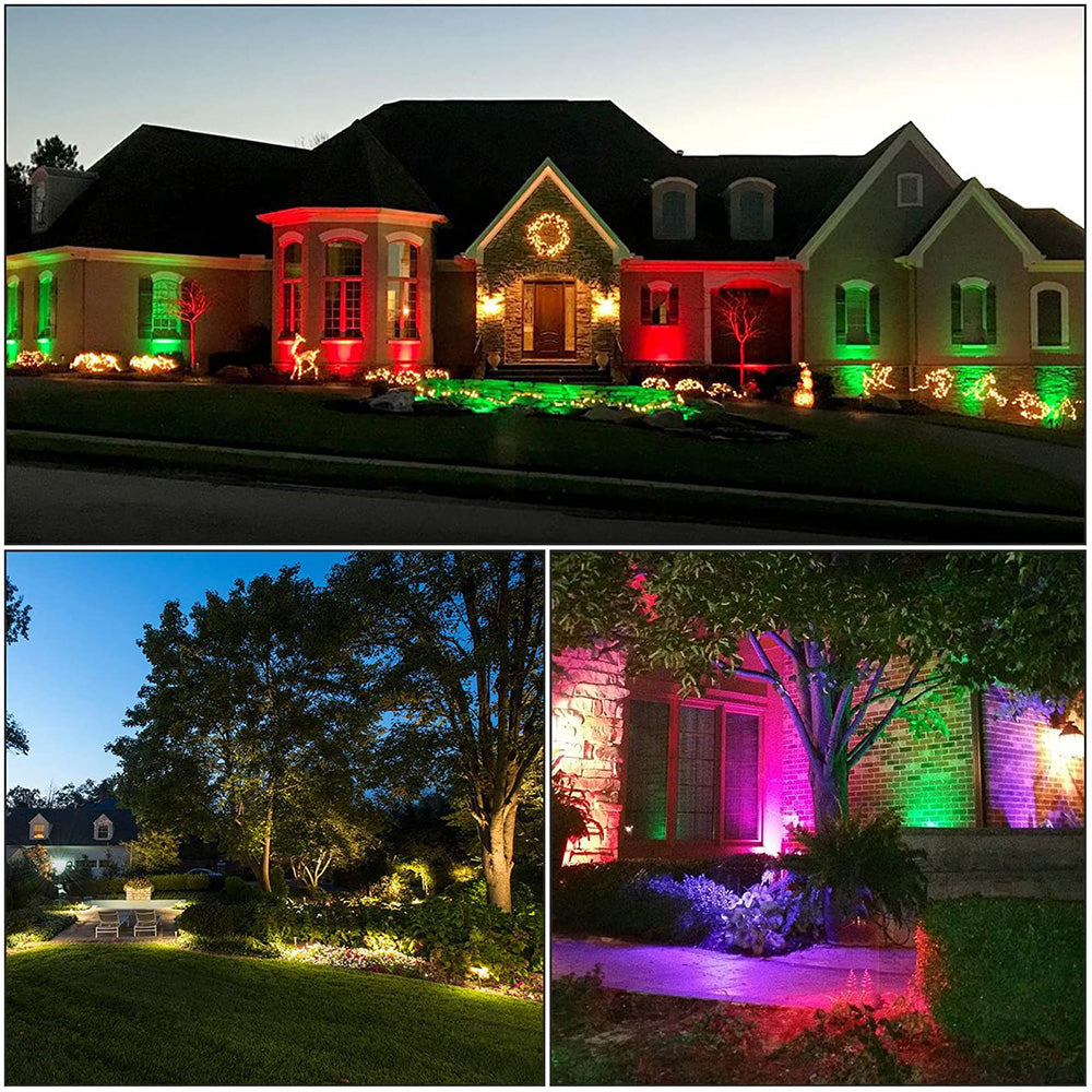 Waterproof Outdoor Spotlight 6W RGB for Garden Yard and Patio view 8