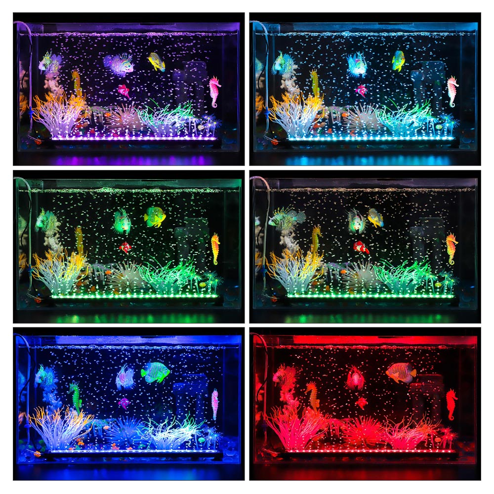 LED RGB Color Changing Fish Tank Light for Aquarium and Plants