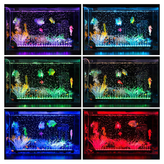 LED RGB Color Changing Fish Tank Light for Aquarium and Plants