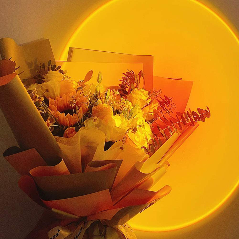 LED Sunset Rainbow Projection Light for Bedroom Ceiling and Room Decor view 9