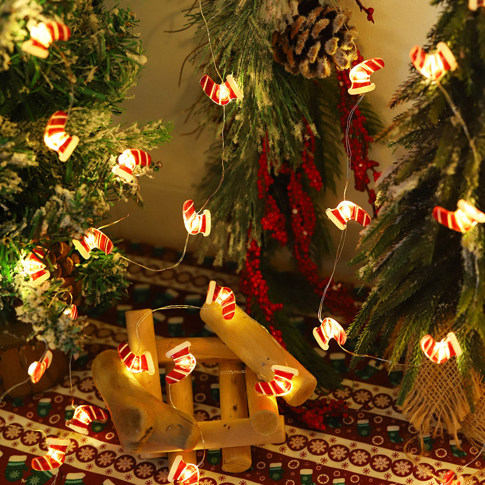 Gold Leaves String Lights 2M 6.5FT 20 LEDs for Bedroom and Party Decor view 9
