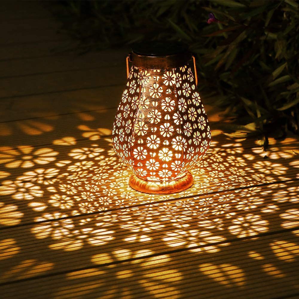 Solar Garden Lanterns Outdoor Hanging Lights for Patio Decor view 9