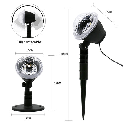 Waterproof Projector Lights with RF Remote Control Moving Patterns view 7