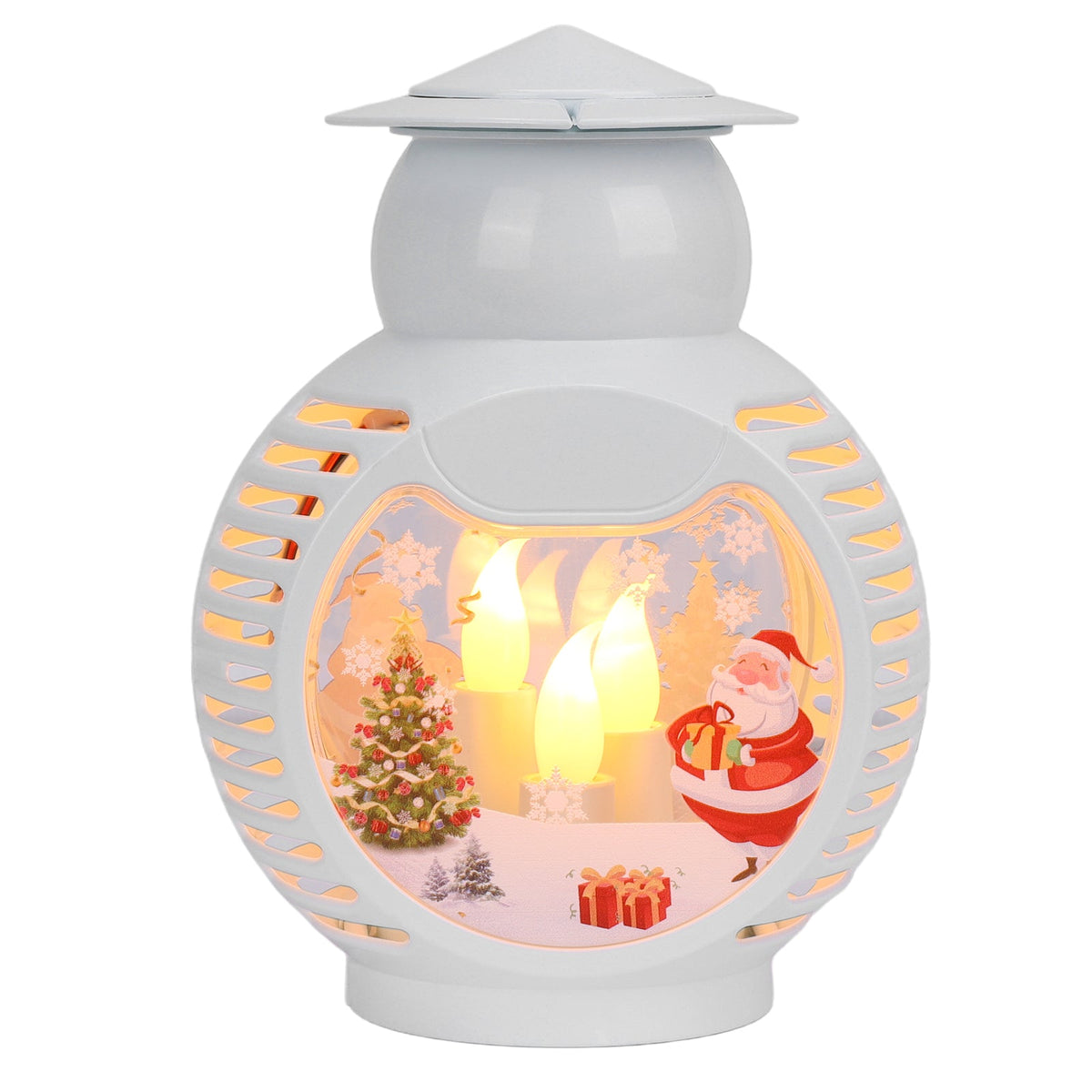 Christmas Snow Globe Lantern for Home Garden and Patio Decor view 9