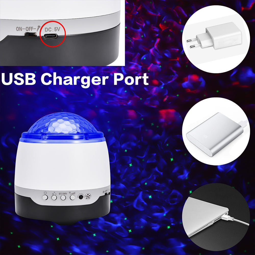 LED Galaxy Star Projector Night Light Lamp for Bedroom Ceiling view 9