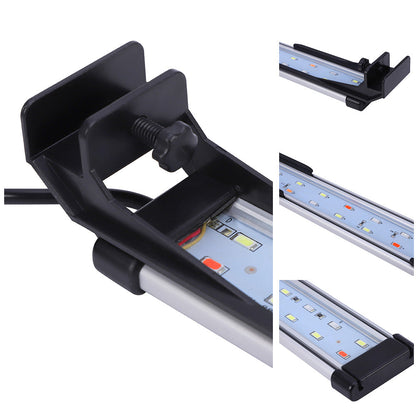 Double Row LED Fish Tank Plant Light with Adjustable Color Timer view 9