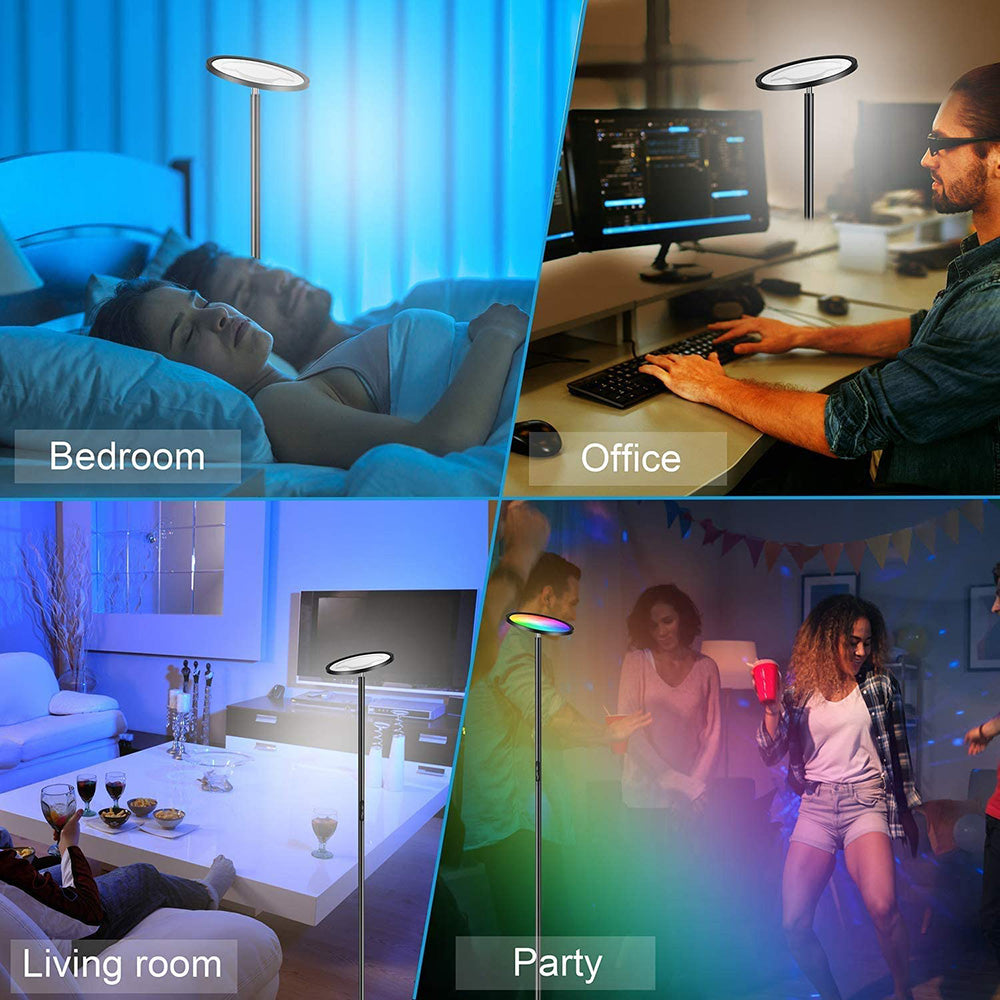 Smart Floor Lamp 2000 lm Ultra Bright Dimmable for Living Room view 9